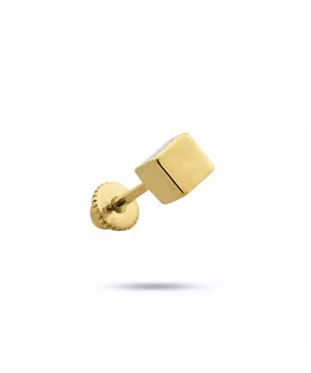 پیرسینگ طلا 18 عیار زنانه روبی مدل 57328