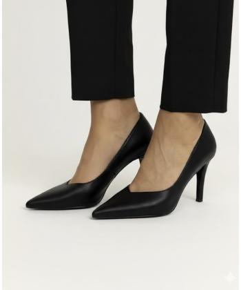 کفش پاشنه بلند چرم طبیعی زنانه چرم مشهد مدل J2753