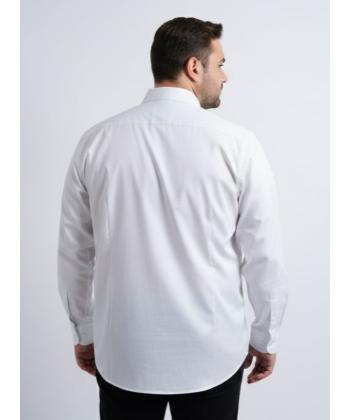 پیراهن آستین بلند مردانه سایز بزرگ برند پی لس کد AM4469