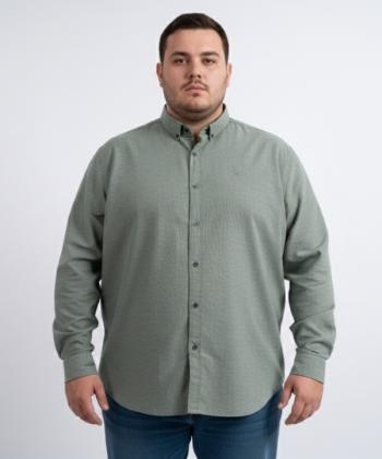 پیراهن آستین بلند مردانه سایز بزرگ برند پی لس کد AM4469