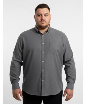 پیراهن آستین بلند مردانه سایز بزرگ برند پی لس کد AM4463
