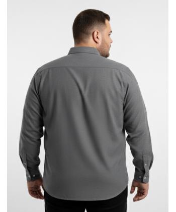 پیراهن آستین بلند مردانه سایز بزرگ برند پی لس کد AM4463