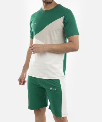 ست تیشرت و شلوارک راحتی مردانه مادر مدل ma135p