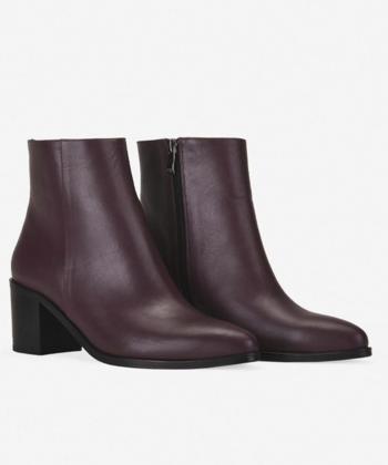 نیم بوت چرم طبیعی زنانه چرم مشهد مدل J2712