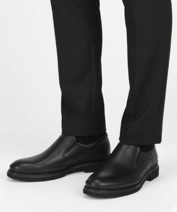 کفش روزمره چرم طبیعی مردانه چرم مشهد مدل J6291