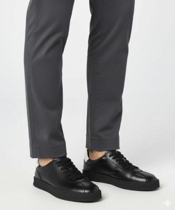 کفش روزمره چرم طبیعی مردانه چرم مشهد مدل J6325