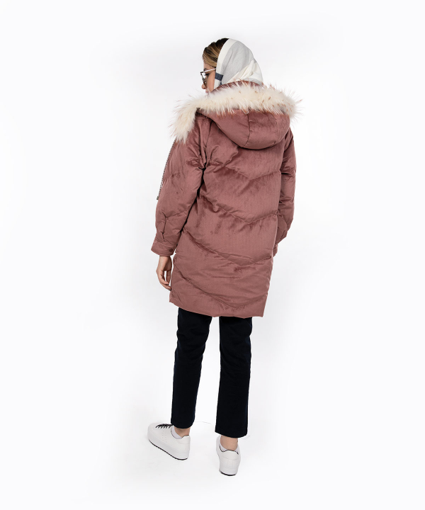 کاپشن پر زنانه جین وست Jeanswest مدل 94223514