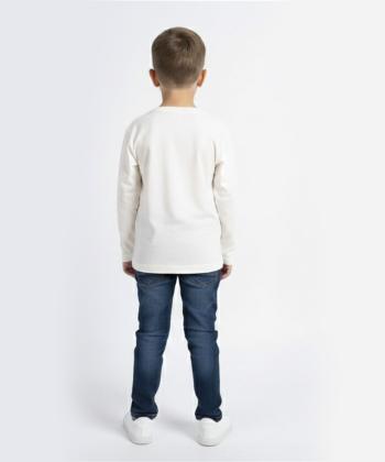 بلوز آستين بلند بچگانه تيتيش طرح اسكوييت