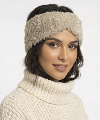 هدبند پیچی مرواریدی زنانه نوولاشال مدل 63037