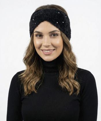 هدبند پیچی مرواریدی زنانه نوولاشال مدل 63037