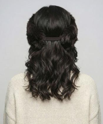 هدبند خزدار زنانه نوولاشال مدل 63036