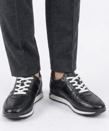 کفش روزمره چرم طبیعی مردانه لرد مدل 8640