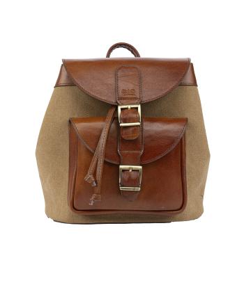 كوله پشتي زنانه چرم طبيعي صاد مدل JR5021