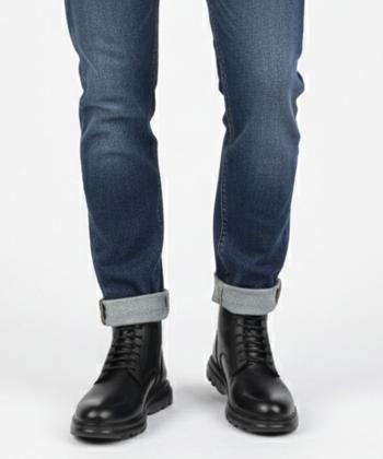 نيم بوت مردانه چرم طبيعي صاد مدل ZM0101