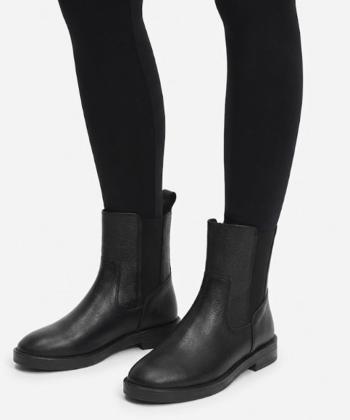 نيم بوت زنانه چرم طبيعي چرم مشهد مدل J2722