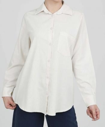 شوميز لينن زنانه بنيس كد 4039