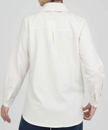 شوميز لينن زنانه بنيس كد 4039