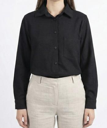 شوميز لينن زنانه بنيس كد 4039