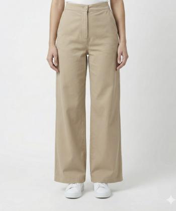 شلوار كتان نيم بگ زنانه آر ان اس مدل 11042662