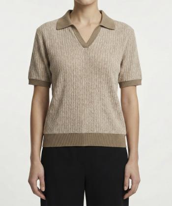 تيشرت يقه دار زنانه آر ان اس مدل 11022644