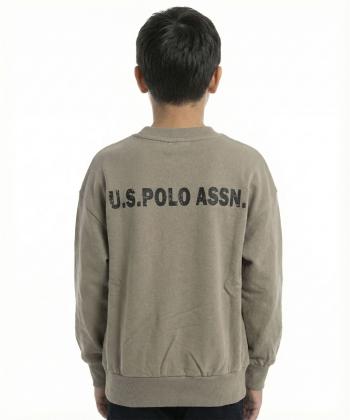 تيشرت آستين بلند پسرانه يو اس پولو كيدز كد 4014C7