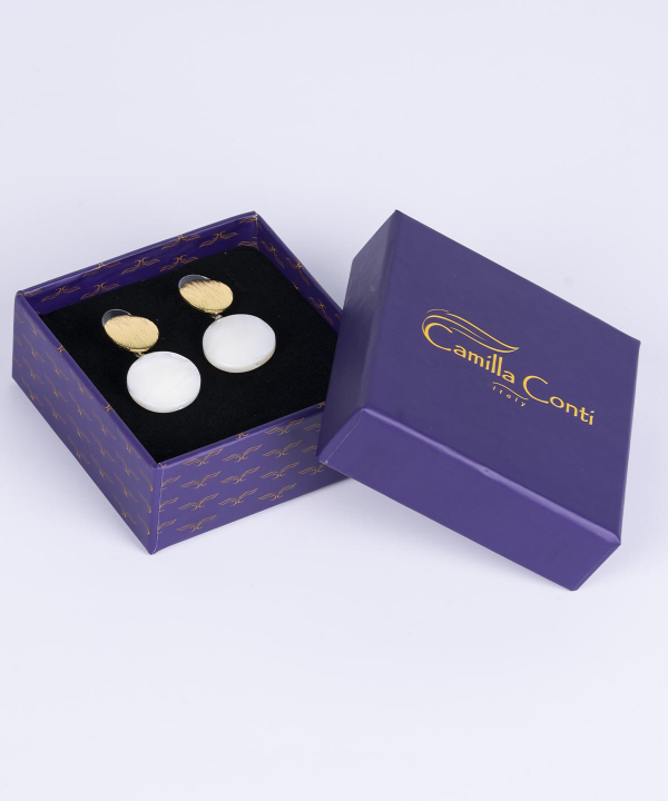 گوشواره زنانه سنگ دار کامیلا کنتی Camila Conti مدل 709907121