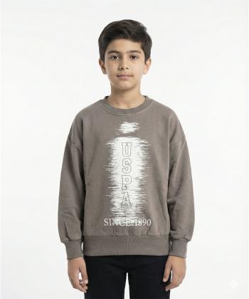 سویشرت پسرانه یو اس پولو کیدز مدل 4014C8