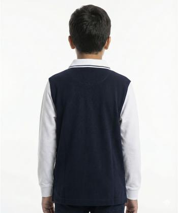 تيشرت آستين بلند پسرانه يو اس پولو كيدز كد 4023C2