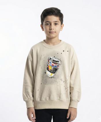 تيشرت آستين بلند پسرانه يو اس پولو كيدز كد 4014C7