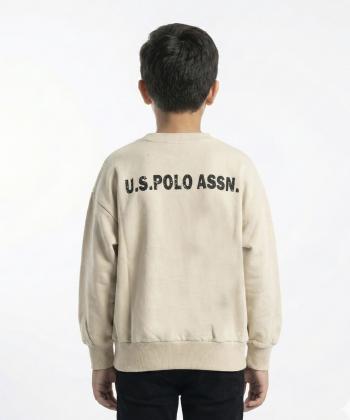 تيشرت آستين بلند پسرانه يو اس پولو كيدز كد 4014C7