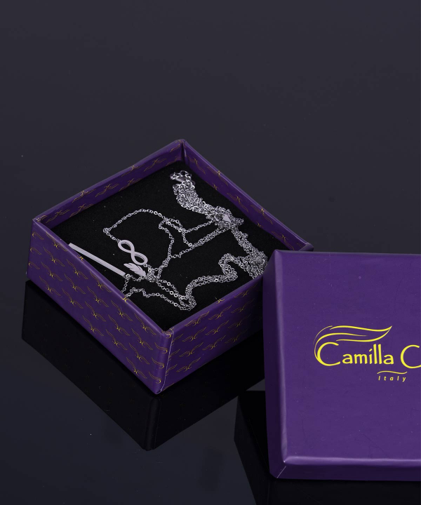 گردنبند زنانه استیل 3 زنجیره کامیلا کنتی Camila Conti مدل 709907214