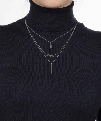 گردنبند زنانه استیل 3 زنجیره کامیلا کنتی Camila Conti مدل 709907214