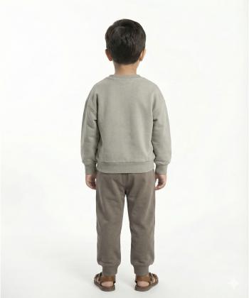 تيشرت آستين بلند و شلوار پسرانه يو اس پولو كيدز كد 4034C3