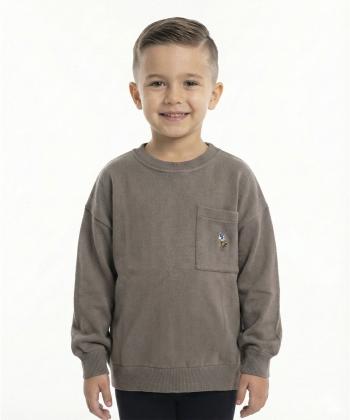 تيشرت آستين بلند پسرانه يو اس پولو كيدز كد 4014C3