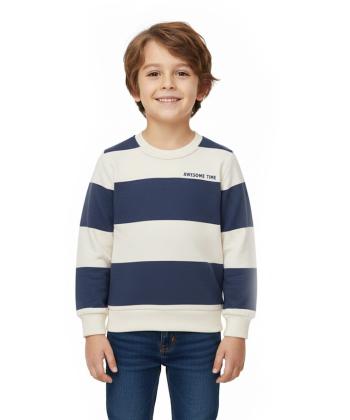 سویشرت نخی پسرانه مادر مدل VIGO