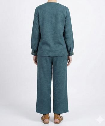 ست شومیز و شلوار دخترانه هیژا مدل 122