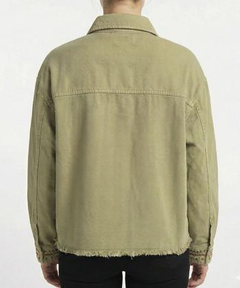 جكت كتان زنانه پارتيشات مدل 5203112321855