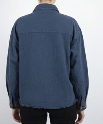 جكت كتان زنانه پارتيشات مدل 5203112321805