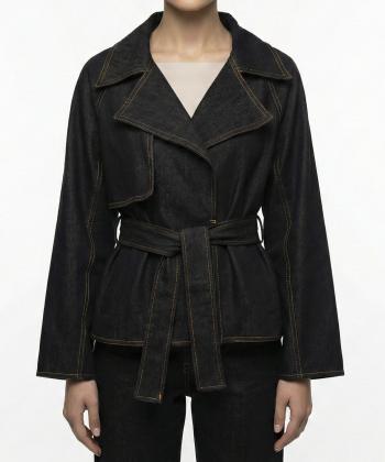 کت جین زنانه چام مدل 2036