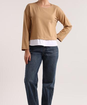 تیشرت آستین بلند زنانه سارك كد 1335065