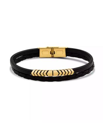 دستبند طلا 18 عیار مردانه روبی مدل 93701