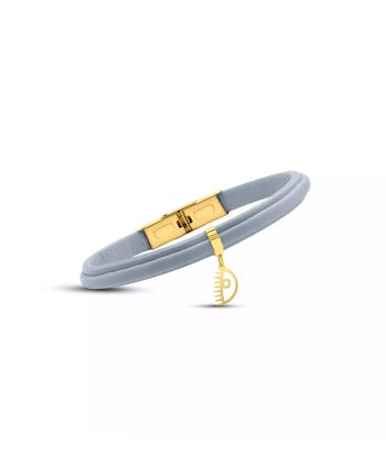 دستبند طلا 18 عیار زنانه روبی مدل 85686