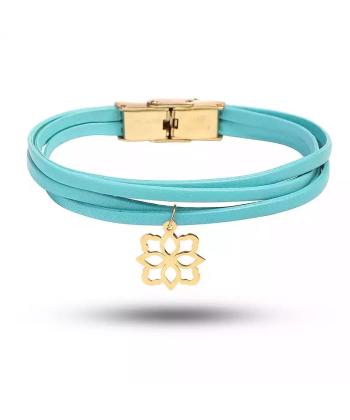 دستبند طلا 18 عیار زنانه روبی مدل 4304