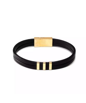 دستبند طلا 18 عیار مردانه روبی مدل 4315