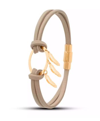 دستبند طلا 18 عیار زنانه روبی مدل 25896