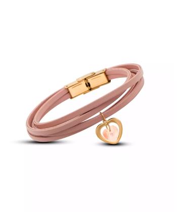 دستبند طلا 18 عیار زنانه روبی مدل 26443