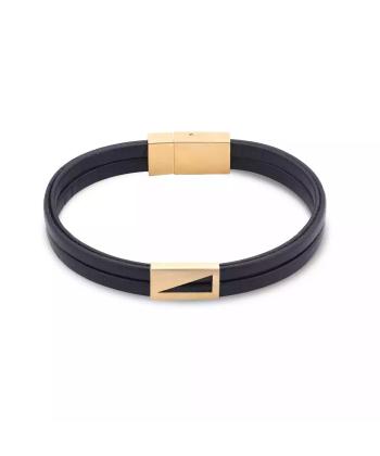 دستبند طلا 18 عیار مردانه روبی مدل 29323