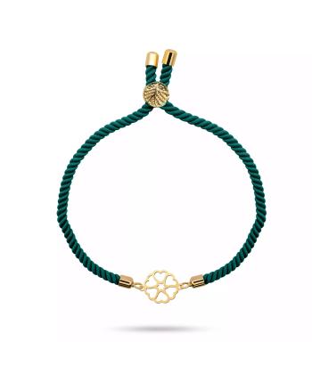 دستبند طلا 18 عیار زنانه روبی مدل 45531