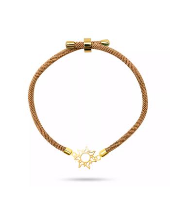 دستبند طلا 18 عیار زنانه روبی مدل 46206