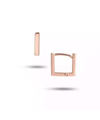 گوشواره طلا 18 عیار زنانه روبی مدل 4453